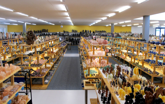 Bilder aus dem Haus der Edelsteine